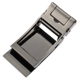 33mm Men's Belt Buckle Hard Alloy Silver Trouser Belt Buckle Non-perforated Belt Buckle Male Gifts