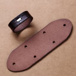 Genuine Leather Belt Buckle Connector Smooth Cowhide Crocodile Pattern Waist Belt Ring Skin Accessories Board Buckle