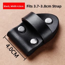 Genuine Leather Belt Buckle Connector Smooth Cowhide Crocodile Pattern Waist Belt Ring Skin Accessories Board Buckle