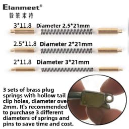  Belt Buckle Part Spring Pin Repair Waist Belt Flat Head Copper Screw Fastener Fashion Accessory Shoe Bag Parts