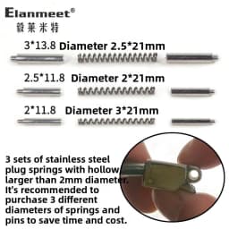  Belt Buckle Part Spring Pin Repair Waist Belt Flat Head Copper Screw Fastener Fashion Accessory Shoe Bag Parts