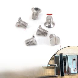  Belt Buckle Part Spring Pin Repair Waist Belt Flat Head Copper Screw Fastener Fashion Accessory Shoe Bag Parts