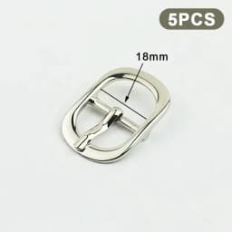5Pcs 12/18/25mm Men Women Metal Belt Buckles Bag Shoes Pin Buckle Handbag Strap Clasp DIY Leather Crafts Accessories