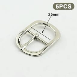 5Pcs 12/18/25mm Men Women Metal Belt Buckles Bag Shoes Pin Buckle Handbag Strap Clasp DIY Leather Crafts Accessories