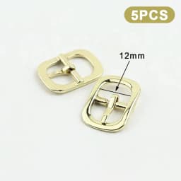 5Pcs 12/18/25mm Men Women Metal Belt Buckles Bag Shoes Pin Buckle Handbag Strap Clasp DIY Leather Crafts Accessories
