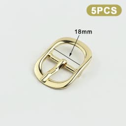 5Pcs 12/18/25mm Men Women Metal Belt Buckles Bag Shoes Pin Buckle Handbag Strap Clasp DIY Leather Crafts Accessories