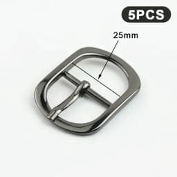 5Pcs 12/18/25mm Men Women Metal Belt Buckles Bag Shoes Pin Buckle Handbag Strap Clasp DIY Leather Crafts Accessories