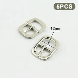 5Pcs 12/18/25mm Men Women Metal Belt Buckles Bag Shoes Pin Buckle Handbag Strap Clasp DIY Leather Crafts Accessories
