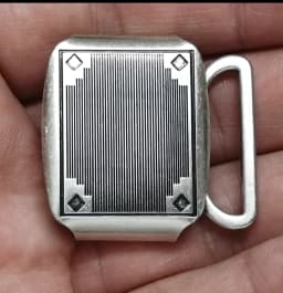 High-End Brass Antique Silver Belt Buckle Sirian Style Belt Clasp Pure Copper Vintage Waist Belt Buckle Brass Premium Buckle