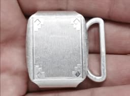 High-End Brass Antique Silver Belt Buckle Sirian Style Belt Clasp Pure Copper Vintage Waist Belt Buckle Brass Premium Buckle