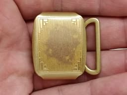 High-End Brass Antique Silver Belt Buckle Sirian Style Belt Clasp Pure Copper Vintage Waist Belt Buckle Brass Premium Buckle