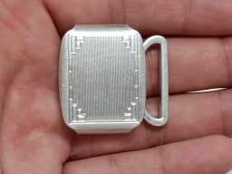 High-End Brass Antique Silver Belt Buckle Sirian Style Belt Clasp Pure Copper Vintage Waist Belt Buckle Brass Premium Buckle