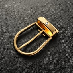 High-End Pure Copper Men's Belt Buckle 35cm Pin Buckle Board Belt Buckle Head Smooth Buckle Accessories Wanbao