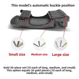 Men's Belt Buckle Repair Parts Screw Automatic Buckle Rivet Plug Pants Waist Buckle Fastener OECANA Brand 2024 Winter Collection