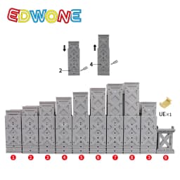 26pcs Wooden Train Tracks Accessories Wood Spiral Tracks with Plastic Bridge Piers Wood Track Toys for Children Gifts