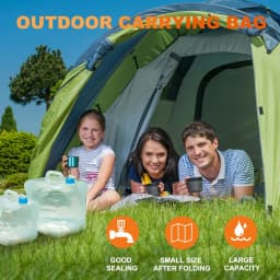 Portable Outdoor Water Tank 5-20l Foldable Water Bag With Faucet Large Capacity Water Container For Outdoor Camping BBQ Fishing