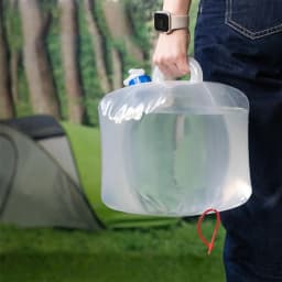 Portable Outdoor Water Tank 5-20l Foldable Water Bag With Faucet Large Capacity Water Container For Outdoor Camping BBQ Fishing