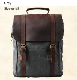Fashion Male Backpack Leather Military Canvas Backpack Men Backpack Women School Backpack School Bag Bagpack Rucksack Mochila