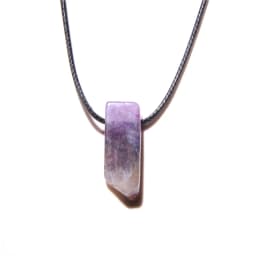 Men Vintage Rectangle Obsidian Pendent Necklace Natural Tiger Eye Labradorite Gem Leather Rope Braid Necklace Healing Jewelry