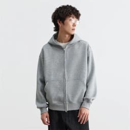 IEFB American Style Gray Black Men's Hooded Sweatshirt Autumn New Simple Drop Shoulder Zipper Hoodie Coat 9X4295