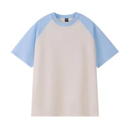 IEFB American Style Men's T-shirt Raglan Colorblocked Short Sleeve Summer New Tee Casual Loose Fitting O-neck Pullover Top X3841