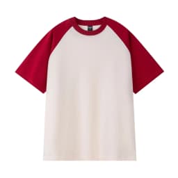 IEFB American Style Men's T-shirt Raglan Colorblocked Short Sleeve Summer New Tee Casual Loose Fitting O-neck Pullover Top X3841