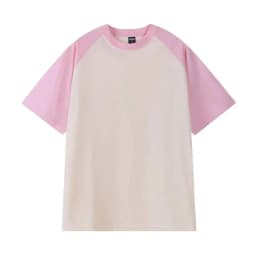 IEFB American Style Men's T-shirt Raglan Colorblocked Short Sleeve Summer New Tee Casual Loose Fitting O-neck Pullover Top X3841