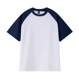 IEFB American Style Men's T-shirt Raglan Colorblocked Short Sleeve Summer New Tee Casual Loose Fitting O-neck Pullover Top X3841