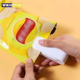 Mini Heat Bag Sealing Machine Portable Handheld Heat Vacuum Sealer Food Bag Plastic Bag Sealer Snack Sealing Kitchen Accessories
