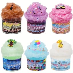 Butter Slime Kit For Girls, Party Favors, Birthday Gift With Stretchy And Non-Sticky, Stress Relief Toy For Girls And Boys, East