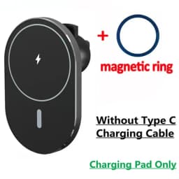15W Magnetic Car Wireless Chargers Air Vent Phone Holder For Magsafe iPhone 17 16 15 14 13 12 Pro Max Car Fast Charging Stand