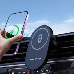 15W Magnetic Car Wireless Chargers Air Vent Phone Holder For Magsafe iPhone 17 16 15 14 13 12 Pro Max Car Fast Charging Stand