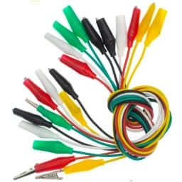 10PCS Crocodile Clips Electrical DIY Test Leads Alligator Double-ended Alligator Clips Roach Clip Test Jumper Wire