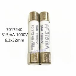 10Pcs Multimeter Ceramic Fuses 7017240 6.3 x 32mm FF 315mA FF500mA FF630mA FF800mA FF1A FF1.6A FF2A DMI 1000V Fast-Acting Fuse