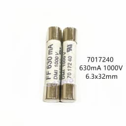10Pcs Multimeter Ceramic Fuses 7017240 6.3 x 32mm FF 315mA FF500mA FF630mA FF800mA FF1A FF1.6A FF2A DMI 1000V Fast-Acting Fuse