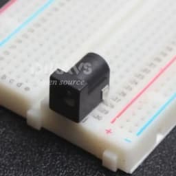 10pcs Breadboard-friendly 2.1mm DC Barrel Jack DC005