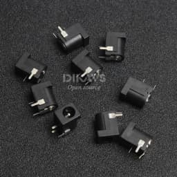10pcs Breadboard-friendly 2.1mm DC Barrel Jack DC005