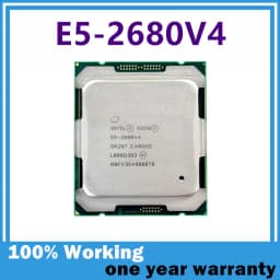 E5 2680 V4 LGA 2011-3 CPU E5 2680V4 2.4Ghz 14-core 28 threads 120W E5-2680V4