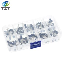 TZT 1BOX BC337 BC327 2N2222 2N2907 2N3904 2N3906 S8050 S8550 A1015 C1815 10Values*20pcs=200PCS