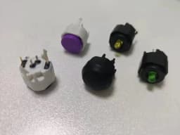 K12PBK25 Surgical Knife Ultrasonic Button Switch Circular Button Switch Two stage Dual Travel 4-pin