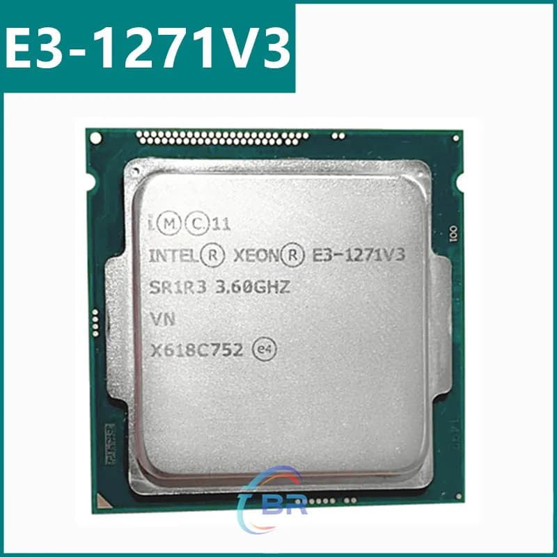 Xeon E3-1271V3 E3 1271V3 SR1R3 4Core 8Threads LGA1150 22NM CPU 3.6GHz 8M LGA1150 E3-1271 V3