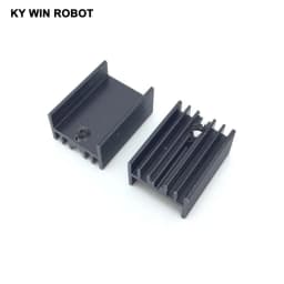 10pcs Aluminium TO-220 Heatsink TO 220 Heat Sink Transistor Radiator TO220 Cooler Cooling Black 20*15*10MM