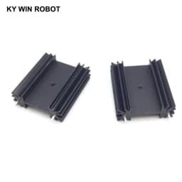 2pcs/lot TO-247 Heat Sink/Heat Sink for Audio 38*34*12MM Cooling Block Radiator/ Transistor Heat Sink Block