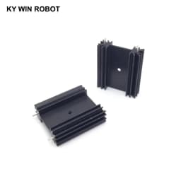 2pcs/lot TO-247 Heat Sink/Heat Sink for Audio 38*34*12MM Cooling Block Radiator/ Transistor Heat Sink Block