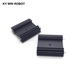 2pcs/lot TO-247 Heat Sink/Heat Sink for Audio 38*34*12MM Cooling Block Radiator/ Transistor Heat Sink Block