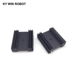 2pcs/lot TO-247 Heat Sink/Heat Sink for Audio 38*34*12MM Cooling Block Radiator/ Transistor Heat Sink Block