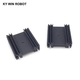 2pcs/lot TO-247 Heat Sink/Heat Sink for Audio 38*34*12MM Cooling Block Radiator/ Transistor Heat Sink Block