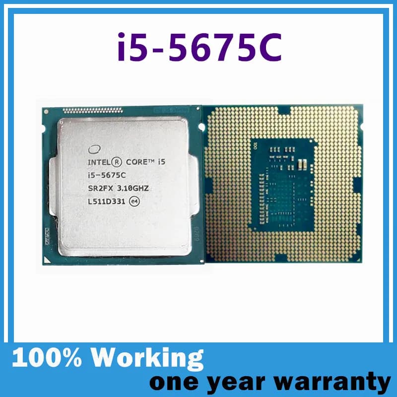 intel Core i5-5675C 3.1GHz quad-core 65 watt 14 nm CPU i5 5675C for Z97 H97 Z87