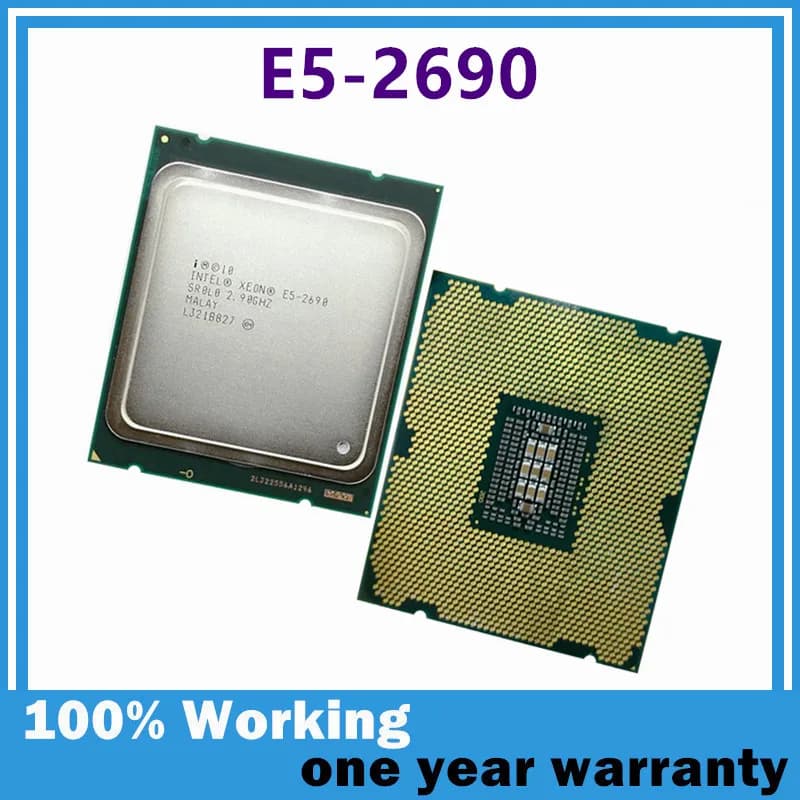 Xeon E5 2690 CPU E5-2690 2.9GHz 8Core 16Thread 20M LGA 2011 CPU
