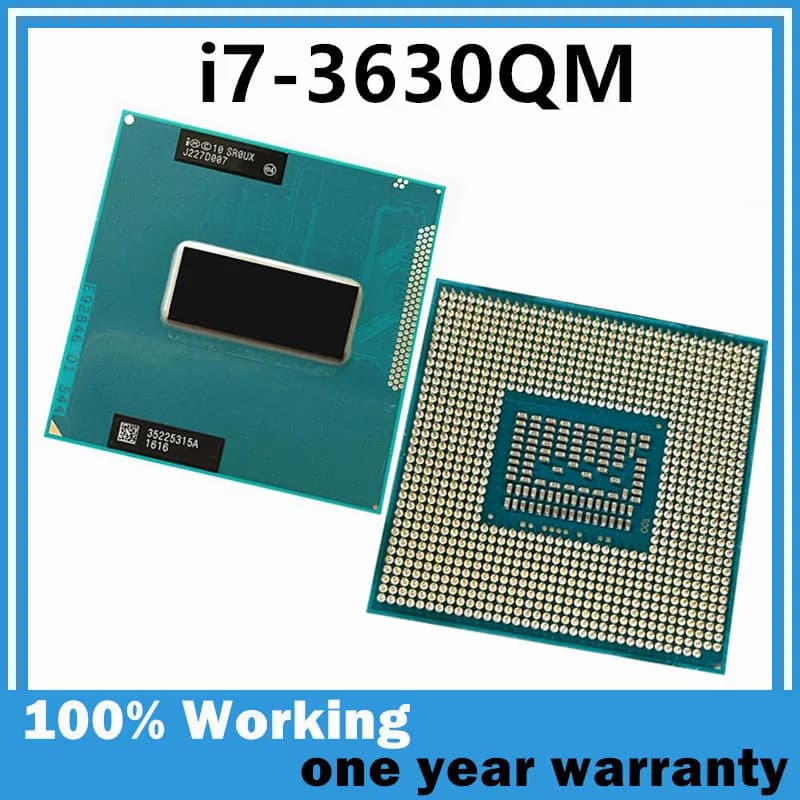 Core i7 3630QM i7-3630QM SR0UX 2.4 GHz 6M 45W Quad-Core Eight-Thread CPU Socket G2 rPGA988B